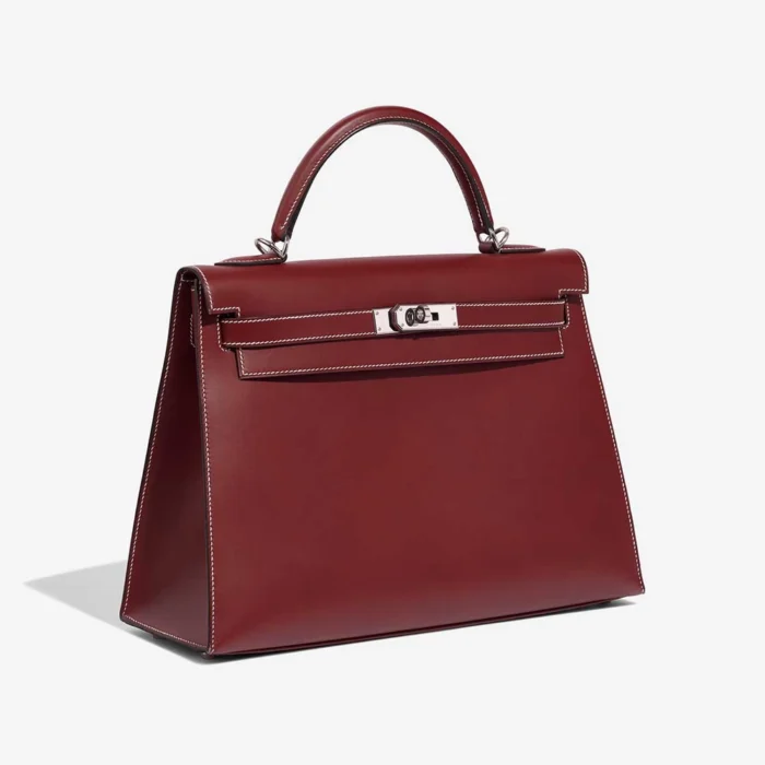 Mirror Quality Hermès Replicas Kelly 32 Box Rouge H PHW - DLF - Image 4