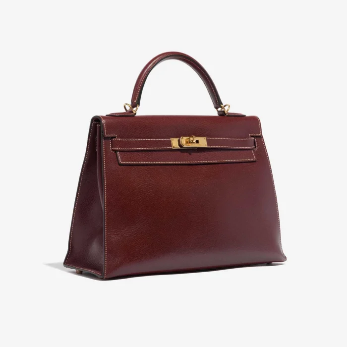 Mirror Quality Hermès Replicas Kelly 32 Epsom Rouge Imperial GHW - DLF - Image 4