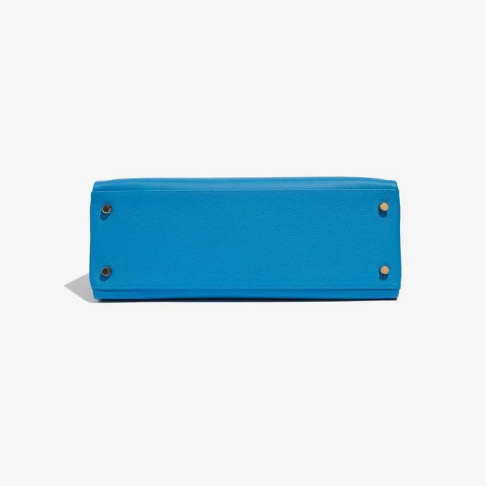 Mirror Quality Hermès Replicas Kelly 32 Evercolour Blue Frida GHW - DLF - Image 3
