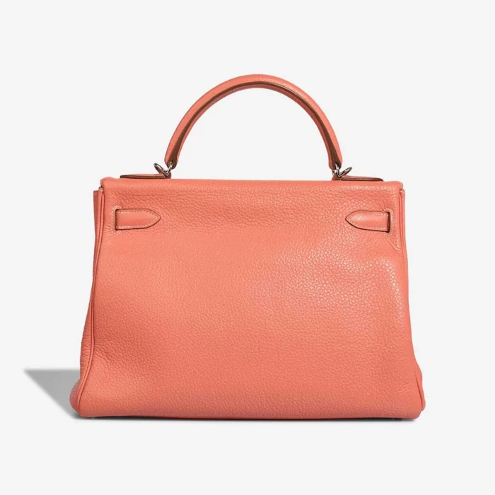 Mirror Quality Hermès Replicas Kelly 32 Taurillon Clemence Rose Tea PHW - DLF - Image 2