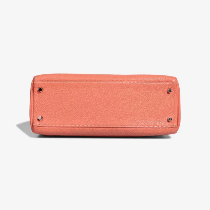 Mirror Quality Hermès Replicas Kelly 32 Taurillon Clemence Rose Tea PHW - DLF - Image 3