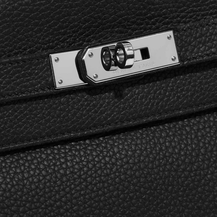 Mirror Quality Hermès Replicas Kelly 32 Togo Black PHW - DLF - Image 7