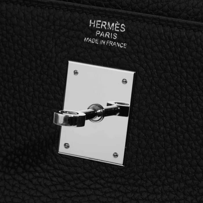 Mirror Quality Hermès Replicas Kelly 32 Togo Black PHW - DLF - Image 6