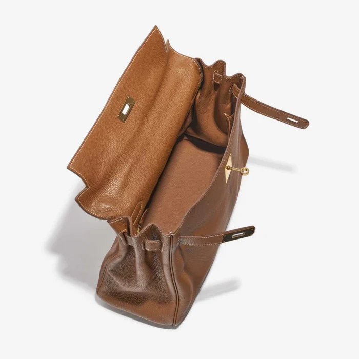 Mirror Quality Hermès Replicas Kelly 32 Togo Gold GHW - DLF - Image 5