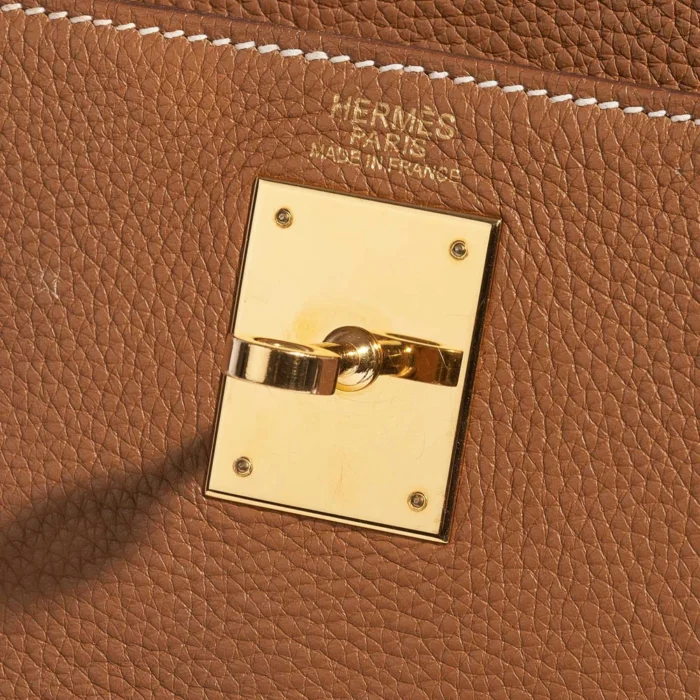 Mirror Quality Hermès Replicas Kelly 32 Togo Gold GHW - DLF - Image 6