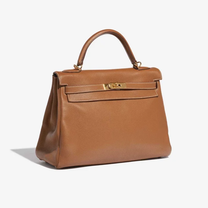 Mirror Quality Hermès Replicas Kelly 32 Togo Gold GHW - DLF - Image 4