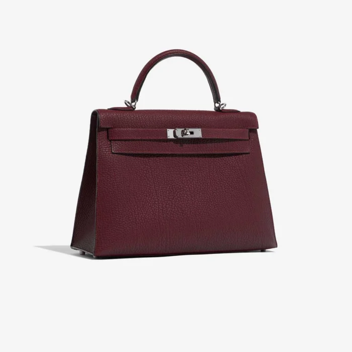 Mirror Quality Hermès Replicas Kelly 32 Vache Fjord Rouge Imperial PHW - DLF - Image 4