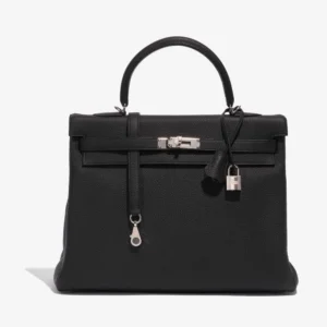 Mirror Quality Hermès Replicas Kelly 35 Togo Black PHW – DLF