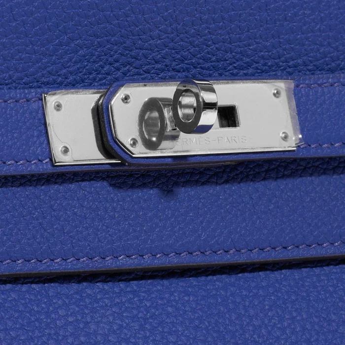 Mirror Quality Hermès Replicas Kelly 35 Togo Blue Electrique PHW - DLF - Image 7