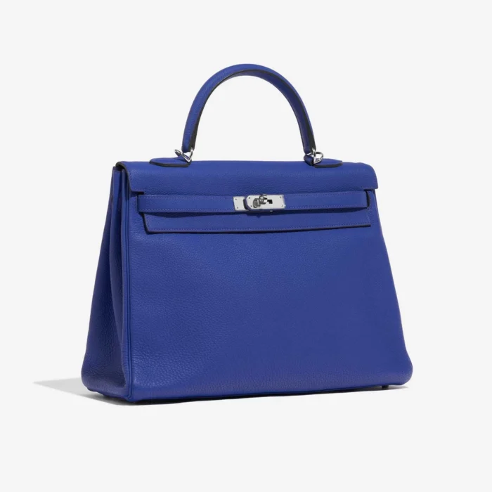Mirror Quality Hermès Replicas Kelly 35 Togo Blue Electrique PHW - DLF - Image 4