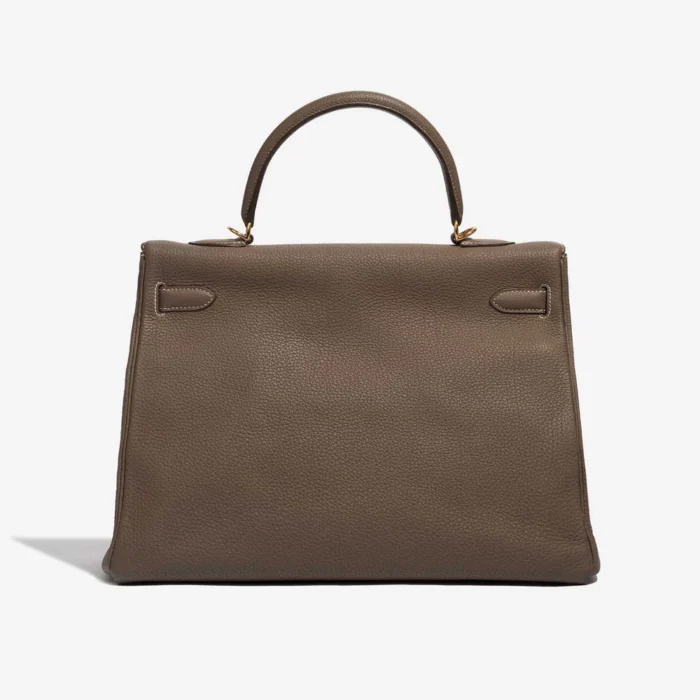 Mirror Quality Hermès Replicas Kelly 35 Togo Etoupe GHW - DLF - Image 2