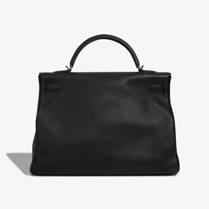 Mirror Quality Hermès Replicas Kelly 40 Togo Black PHW - DLF - Image 2