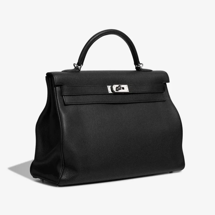 Mirror Quality Hermès Replicas Kelly 40 Togo Black PHW - DLF - Image 4