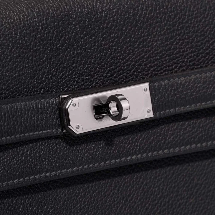 Mirror Quality Hermès Replicas Kelly Depêches Pouch 25 Togo Caban PHW - DLF - Image 7