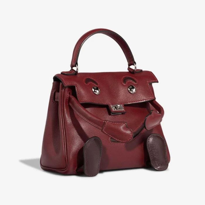 Mirror Quality Hermès Replicas Kelly Doll Swift Rouge H PHW - DLF - Image 4