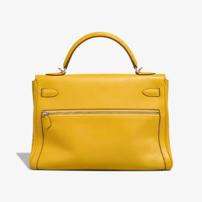 Mirror Quality Hermès Replicas Kelly Lakis 32 Swift Jaune Ambre PHW - DLF - Image 2