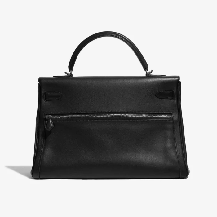 Mirror Quality Hermès Replicas Kelly Lakis 35 Swift Black PHW - DLF - Image 2