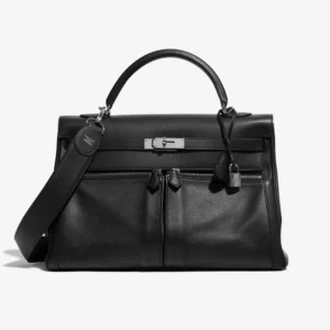Mirror Quality Hermès Replicas Kelly Lakis 35 Swift Black PHW – DLF