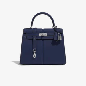 Mirror Quality Hermès Replicas Kelly Padded 25 Swift Blue Saphir
