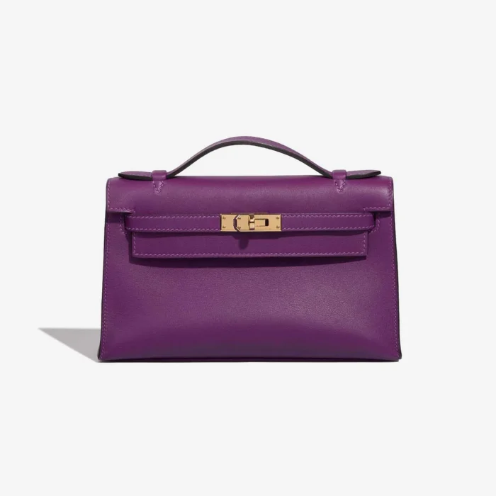 Mirror Quality Hermès Replicas Kelly Pochette Swift Anemone GHW