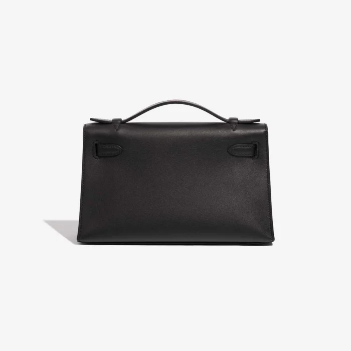 Mirror Quality Hermès Replicas Kelly Pochette Swift Black GHW - DLF - Image 2