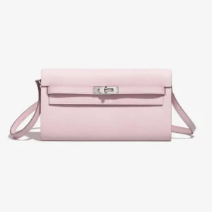 Mirror Quality Hermès Replicas Kelly To Go Epsom Mauve Pale PHW – DLF