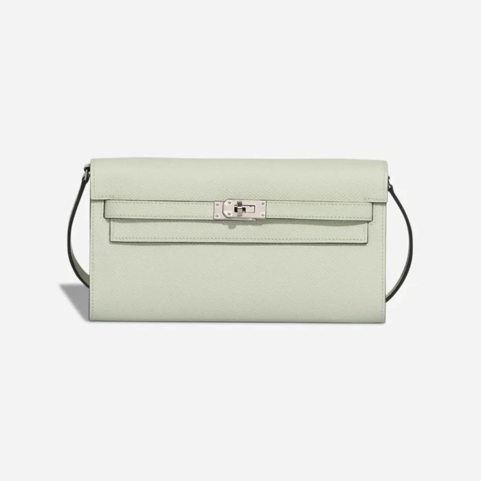 Mirror Quality Hermès Replicas Kelly To Go Epsom Vert Fizz PHW - DLF