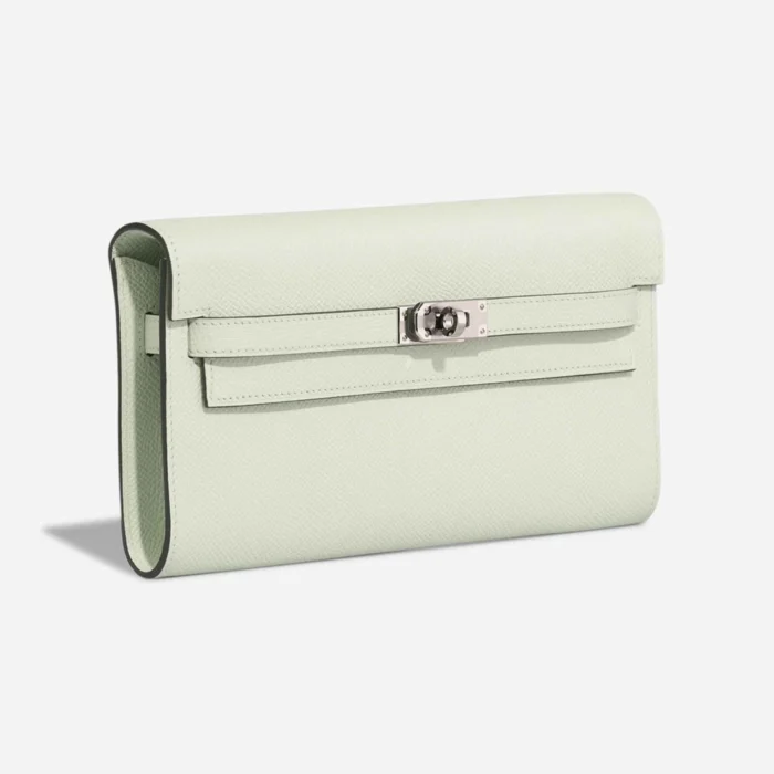 Mirror Quality Hermès Replicas Kelly To Go Epsom Vert Fizz PHW - DLF - Image 4