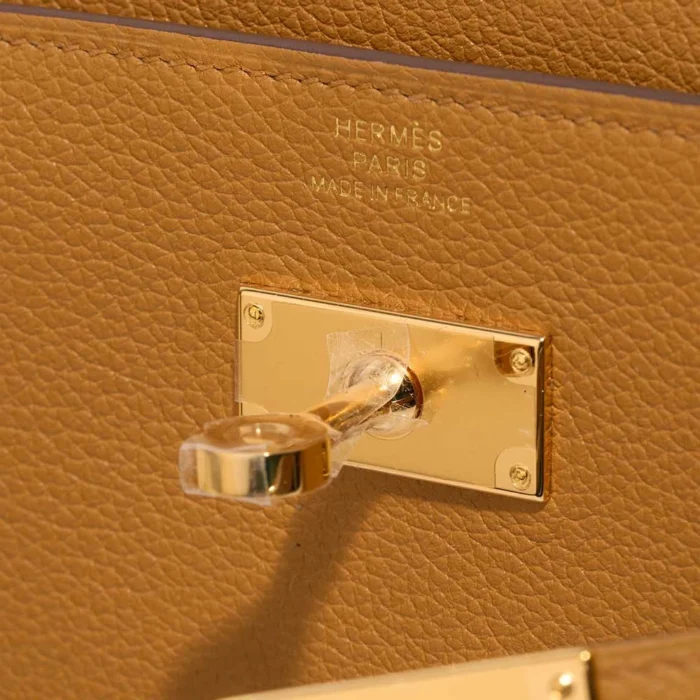 Mirror Quality Hermès Replicas Kelly To Go Evercolor Caramel GHW - DLF - Image 2