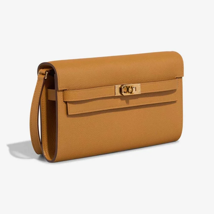 Mirror Quality Hermès Replicas Kelly To Go Evercolor Caramel GHW - DLF - Image 5