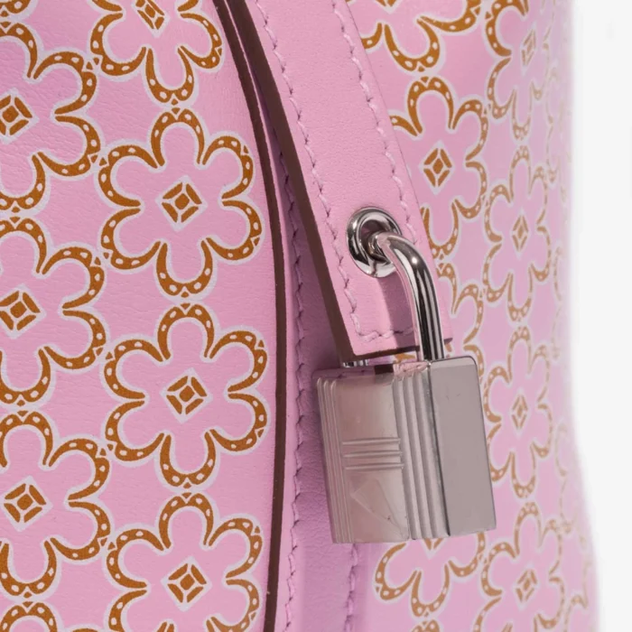 Mirror Quality Hermès Replicas Lucky Daisy Picotin 18 Swift Mauve Sylvestre PHW - DLF - Image 6