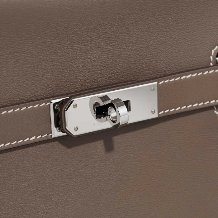 Mirror Quality Hermès Replicas Mini Jypsiere Swift Etoupe PHW - DLF - Image 6