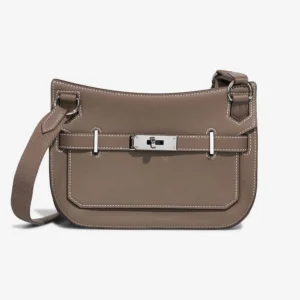 Mirror Quality Hermès Replicas Mini Jypsiere Swift Etoupe PHW - DLF