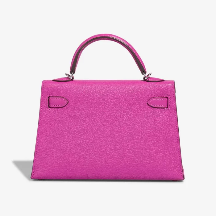 Mirror Quality Hermès Replicas Mini Kelly Chevre Mysore Magnolia PHW - DLF - Image 2