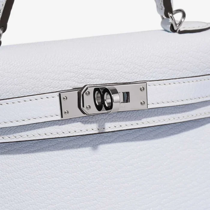 Mirror Quality Hermès Replicas Mini Kelly Epsom Bleu Brume PHW - DLF - Image 6