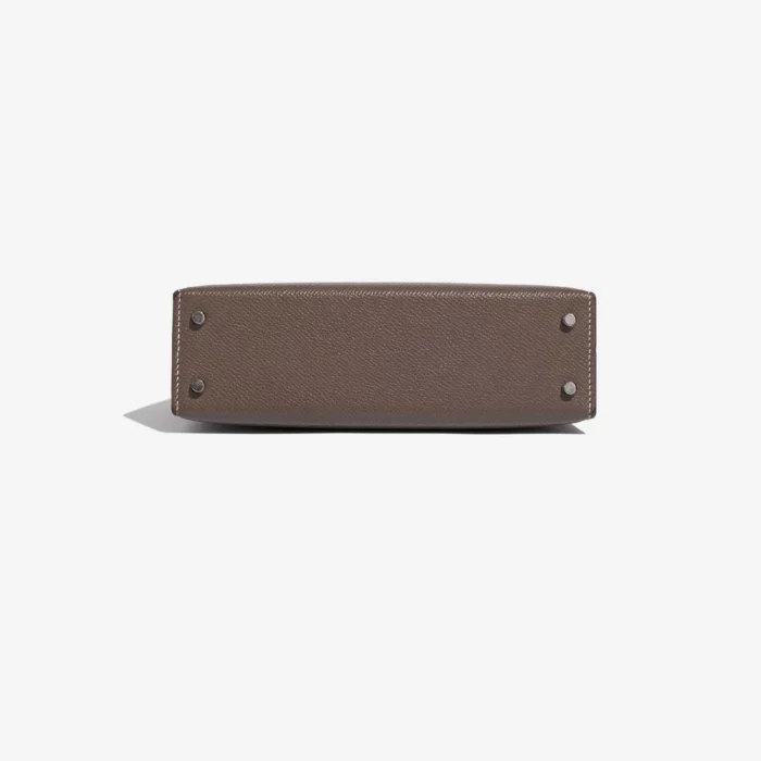 Mirror Quality Hermès Replicas Mini Kelly Epsom Etoupe PHW - DLF - Image 3