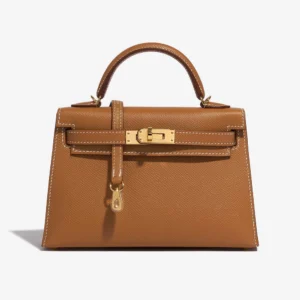 Mirror Quality Hermès Mini Kelly Epsom Gold GHW | DLF