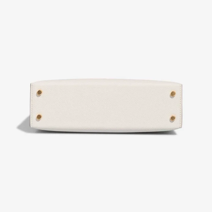 Mirror Quality Hermès Replicas Mini Kelly Epsom Gris Pale GHW - DLF - Image 3