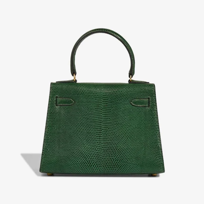 Mirror Quality Hermès Replicas Mini Kelly Niloticus Lizard Vert emeraude GHW - DLF - Image 2