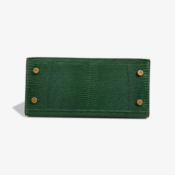 Mirror Quality Hermès Replicas Mini Kelly Niloticus Lizard Vert emeraude GHW - DLF - Image 3