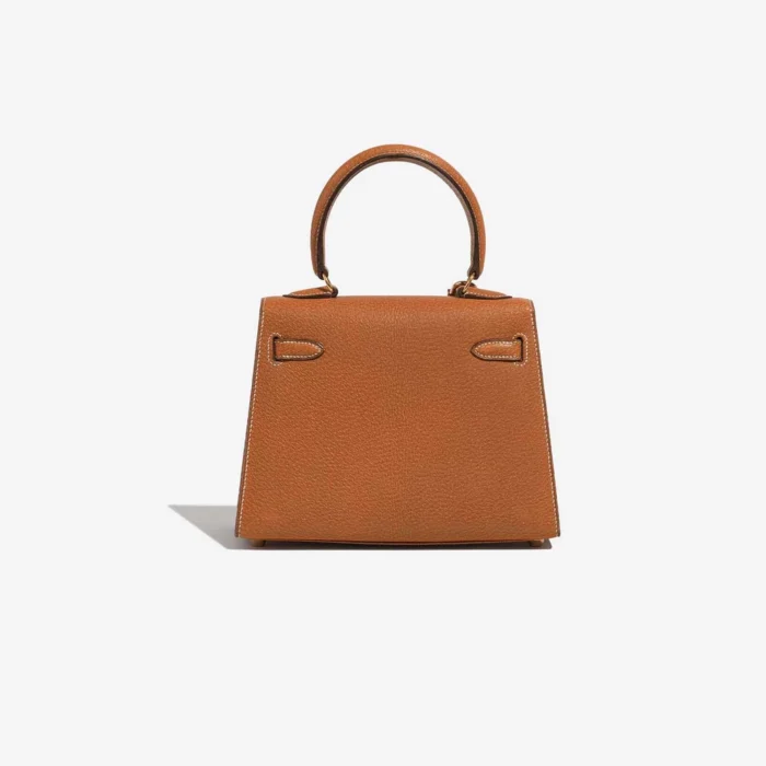 Mirror Quality Hermès Replicas Mini Kelly Porc Gold GHW - DLF - Image 2