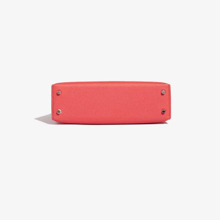 Mirror Quality Hermès Replicas Mini Kelly Verso Epsom Rose Jaipur/Rouge Vif PHW - DLF - Image 3