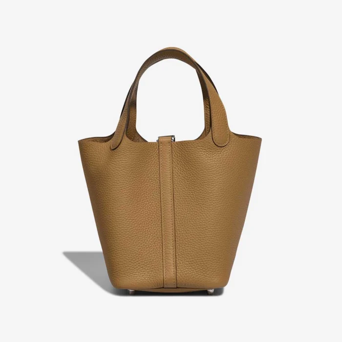 Mirror Quality Hermès Replicas Picotin 18 Clemence Biscuit PHW - DLF - Image 3