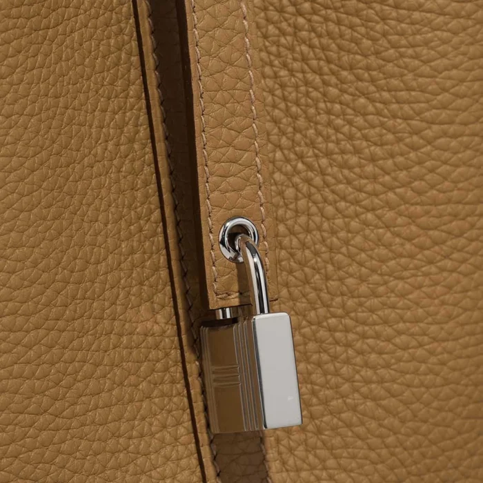 Mirror Quality Hermès Replicas Picotin 18 Clemence Biscuit PHW - DLF - Image 7