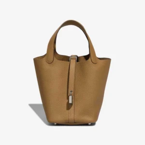 Mirror Quality Hermès Replicas Picotin 18 Clemence Biscuit PHW - DLF
