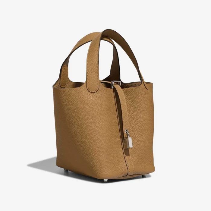 Mirror Quality Hermès Replicas Picotin 18 Clemence Biscuit PHW - DLF - Image 6