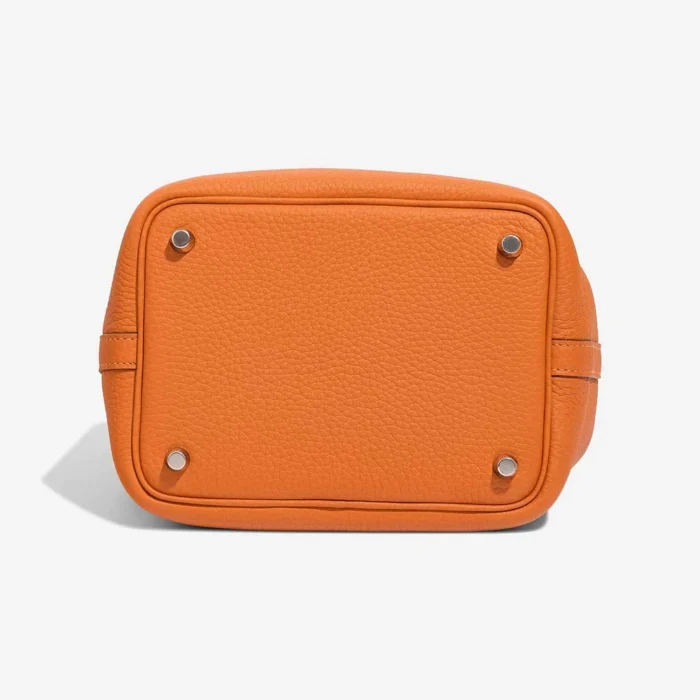Mirror Quality Hermès Replicas Picotin 18 Clemence Orange PHW - DLF - Image 4