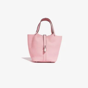 Mirror Quality Hermès Replicas Picotin 18 Clemence Rose Sakura PHW