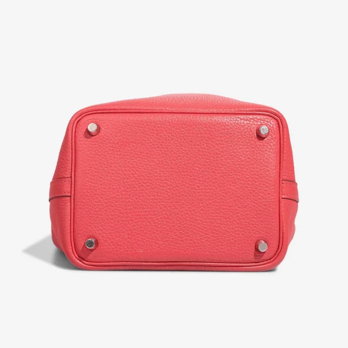 Mirror Quality Hermès Replicas Picotin 18 Clemence Rose Texas PHW - DLF - Image 4