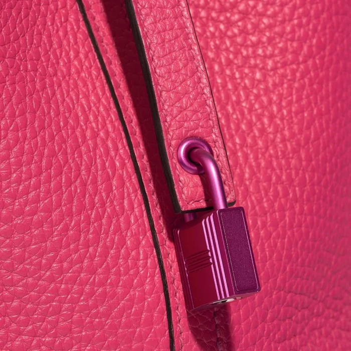 Mirror Quality Hermès Replicas Picotin 18 SO Pink Taurillon Clemence Rose Mexico Pink HW - DLF - Image 6